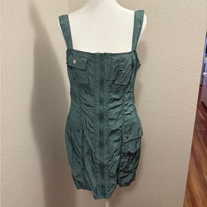 Urban Outfitters Nylon Sleeveless Mini Dress